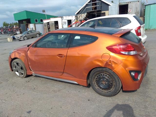 KMHTC6AE7DU090551 - 2013 HYUNDAI VELOSTER T ORANGE photo 3