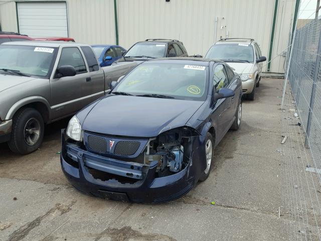 1G2AS18H497109441 - 2009 PONTIAC G5 BLUE photo 2