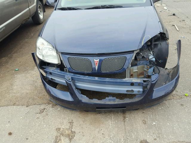 1G2AS18H497109441 - 2009 PONTIAC G5 BLUE photo 9