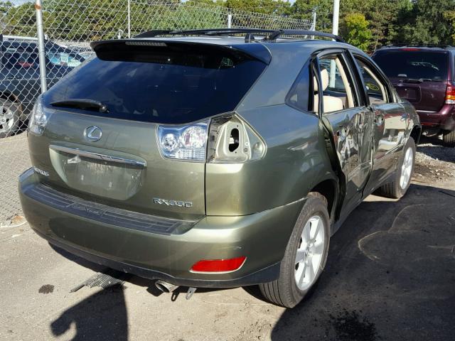 2T2HK31U48C082781 - 2008 LEXUS RX GREEN photo 4