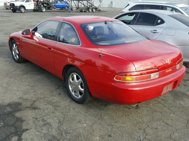 JT8JZ31C2S0024905 - 1995 LEXUS SC 300 RED photo 3