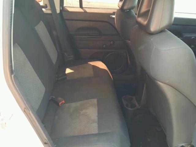 1J8FT47W68D691874 - 2008 JEEP COMPASS SP WHITE photo 6