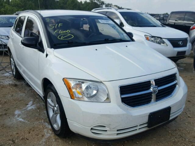 1B3CB4HA8AD533463 - 2010 DODGE CALIBER SX WHITE photo 1