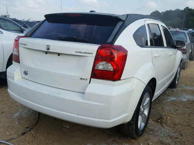 1B3CB4HA8AD533463 - 2010 DODGE CALIBER SX WHITE photo 4