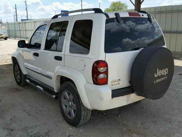 1J4GL58K35W509541 - 2005 JEEP LIBERTY LI WHITE photo 3