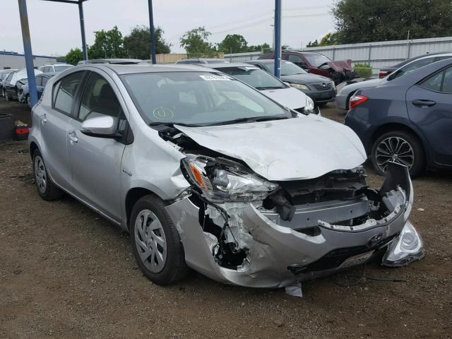 JTDKDTB3XG1590802 - 2016 TOYOTA PRIUS C SILVER photo 1