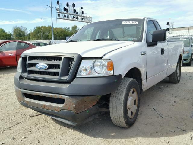 1FTRF122X7KC10727 - 2007 FORD F150 WHITE photo 2