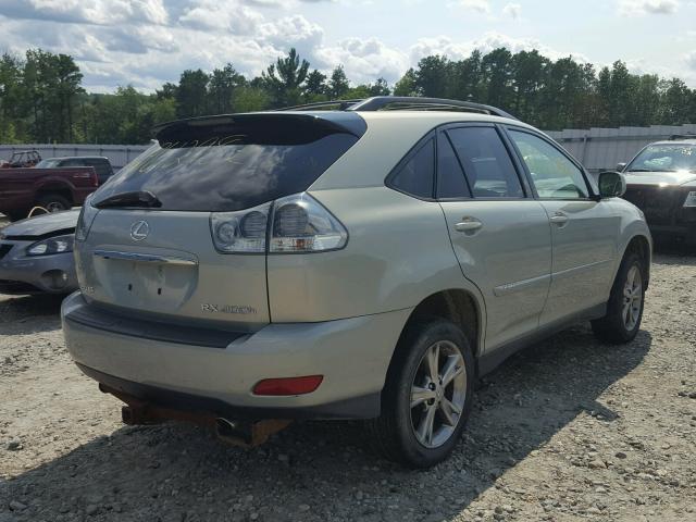 JTJHW31U572028067 - 2007 LEXUS RX 400H SILVER photo 4