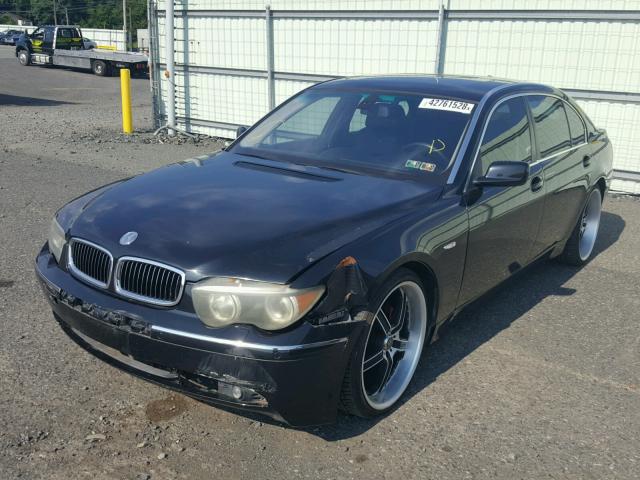 WBAGN63575DS58524 - 2005 BMW 745 LI Черный фото 2