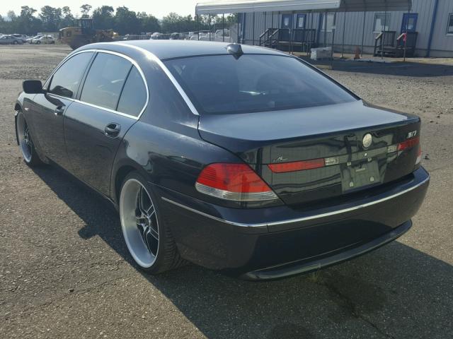 WBAGN63575DS58524 - 2005 BMW 745 LI Черный фото 3