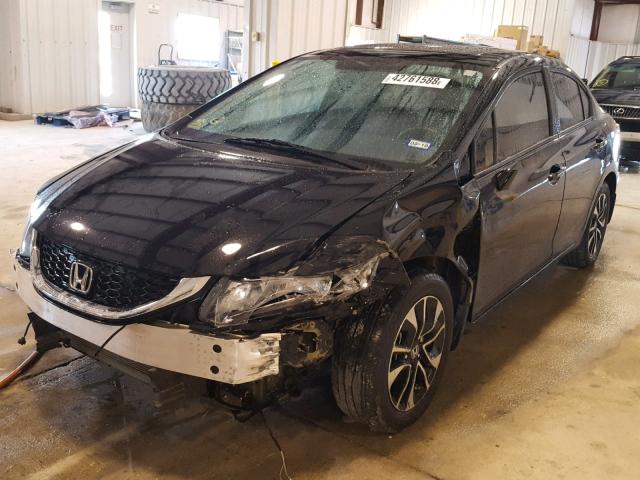 2HGFB2F92DH548817 - 2013 HONDA CIVIC EXL 黑色 照片 1