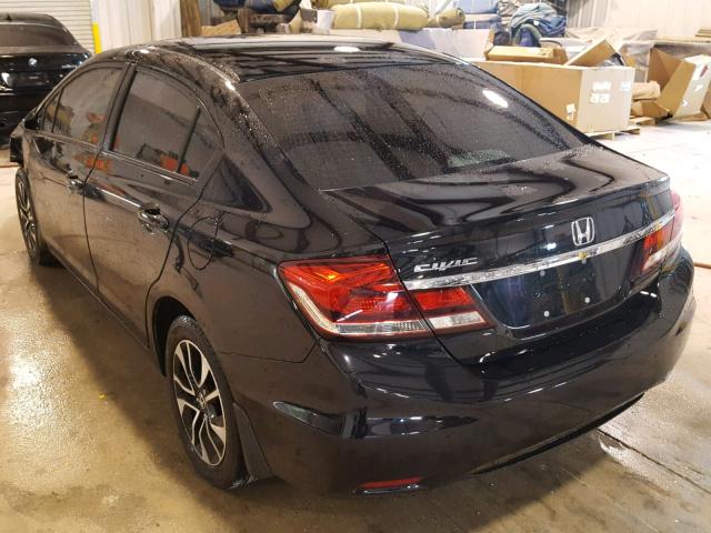 2HGFB2F92DH548817 - 2013 HONDA CIVIC EXL 黑色 照片 3