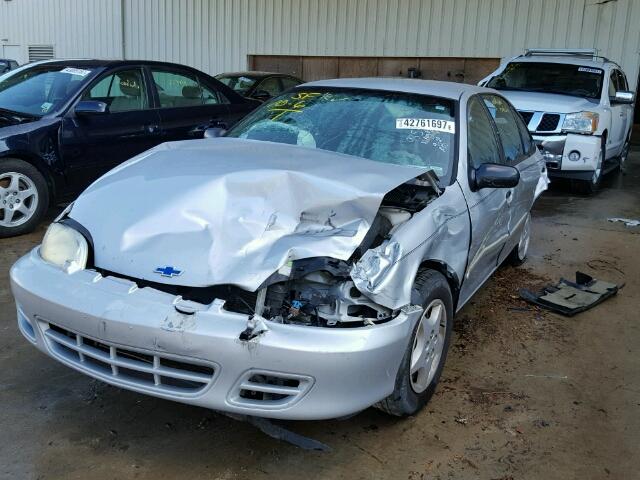 1G1JC524227162093 - 2002 CHEVROLET CAVALIER SILVER photo 2