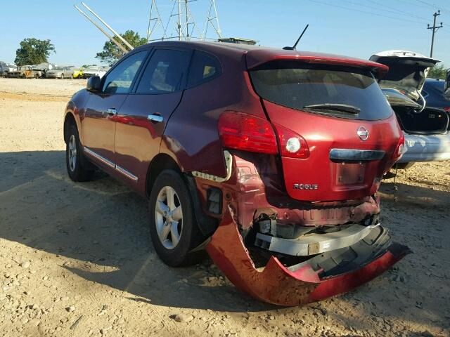 JN8AS5MTXCW284260 - 2012 NISSAN ROGUE S RED photo 3