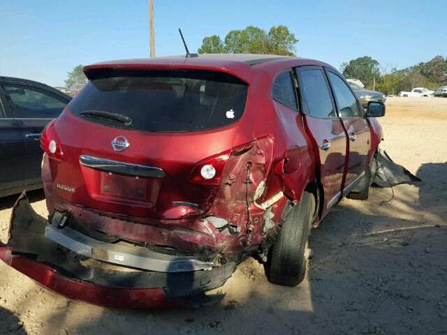 JN8AS5MTXCW284260 - 2012 NISSAN ROGUE S RED photo 4