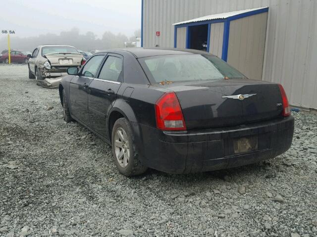 2C3LA43R56H526130 - 2006 CHRYSLER 300 BLACK photo 3