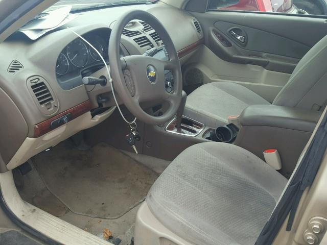 1G1ZS51F26F143290 - 2006 CHEVROLET MALIBU LS GOLD photo 5