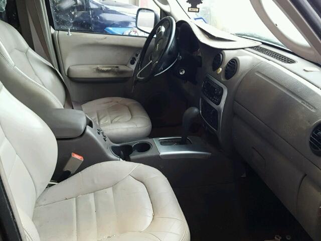 1J4GK58K52W136081 - 2002 JEEP LIBERTY LI BLACK photo 5