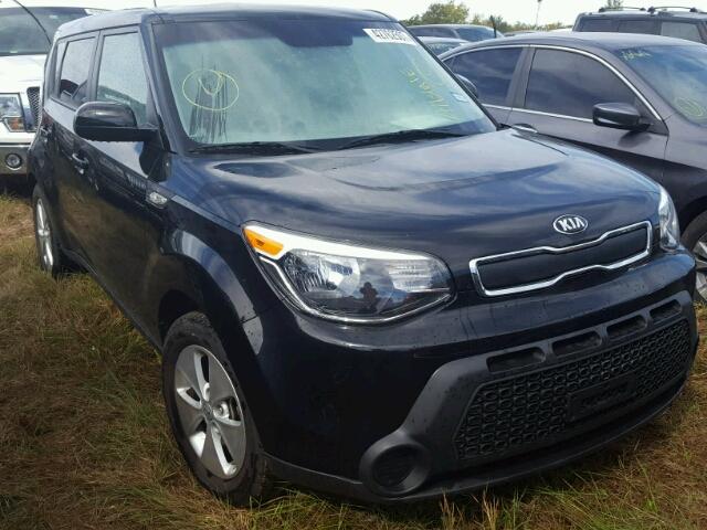 KNDJN2A28E7009027 - 2014 KIA SOUL BLACK photo 1