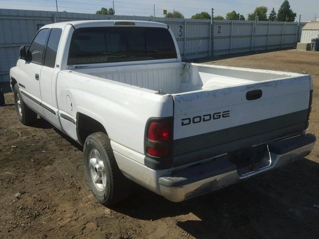 3B7HC13Y7XG224468 - 1999 DODGE RAM 1500 WHITE photo 3