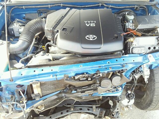 5TEKU72N95Z002934 - 2005 TOYOTA TACOMA DOU BLUE photo 7