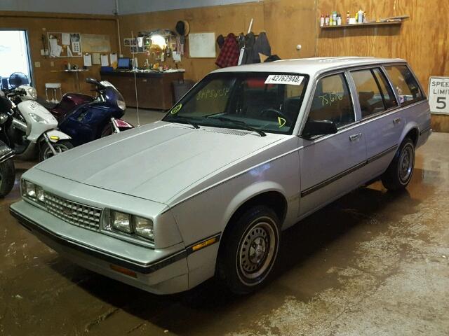 1G1JD8111HJ146727 - 1987 CHEVROLET CAVALIER C GRAY photo 2