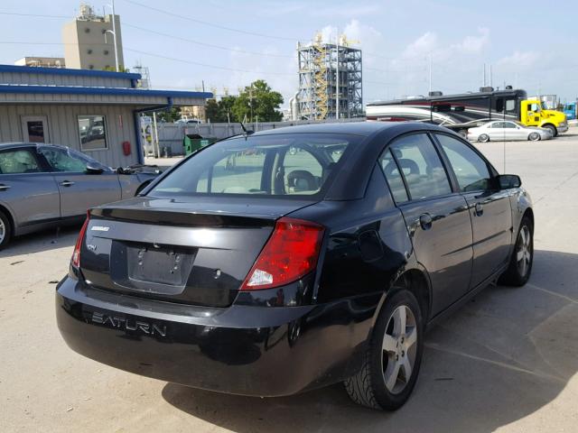 1G8AL58F67Z112013 - 2007 SATURN ION LEVEL BLACK photo 4