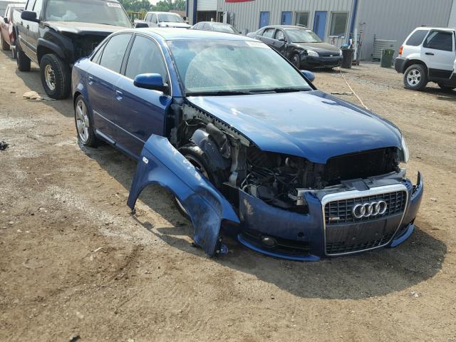 WAUEF78E26A179803 - 2006 AUDI A4 S-LINE BLUE photo 1