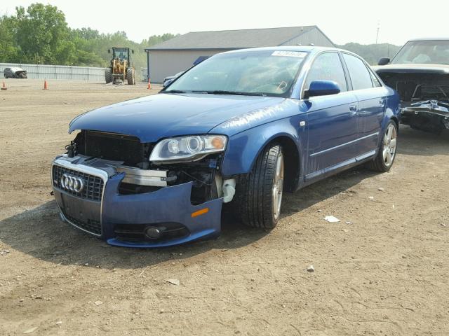 WAUEF78E26A179803 - 2006 AUDI A4 S-LINE BLUE photo 2