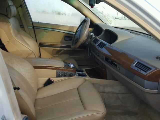 WBAGN63402DR06529 - 2002 BMW 745 LI WHITE photo 5