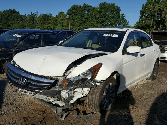 1HGCP2F76CA117137 - 2012 HONDA ACCORD WHITE photo 2