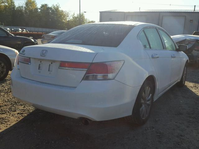 1HGCP2F76CA117137 - 2012 HONDA ACCORD WHITE photo 4