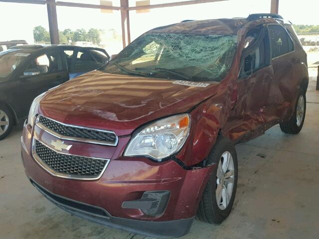 2CNALDECXB6407884 - 2011 CHEVROLET EQUINOX LT RED photo 2