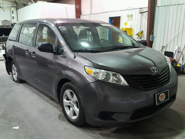 5TDKA3DC1CS012686 - 2012 TOYOTA SIENNA BAS GRAY photo 1