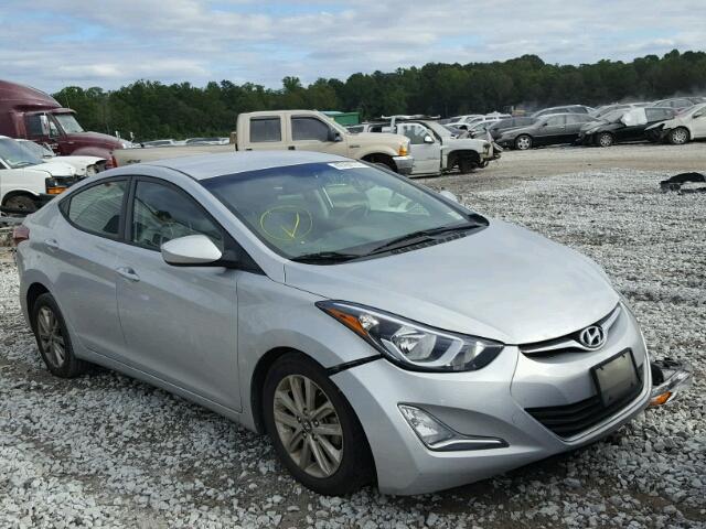 KMHDH4AE1FU236309 - 2015 HYUNDAI ELANTRA SE GRAY photo 1