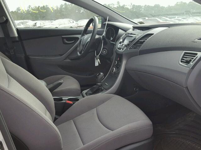 KMHDH4AE1FU236309 - 2015 HYUNDAI ELANTRA SE GRAY photo 5