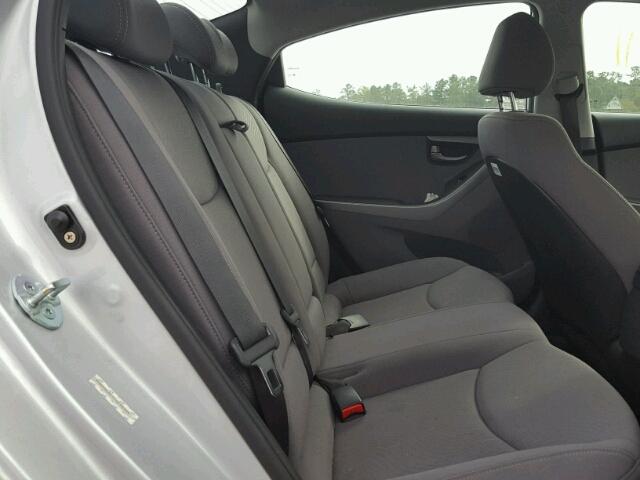 KMHDH4AE1FU236309 - 2015 HYUNDAI ELANTRA SE GRAY photo 6