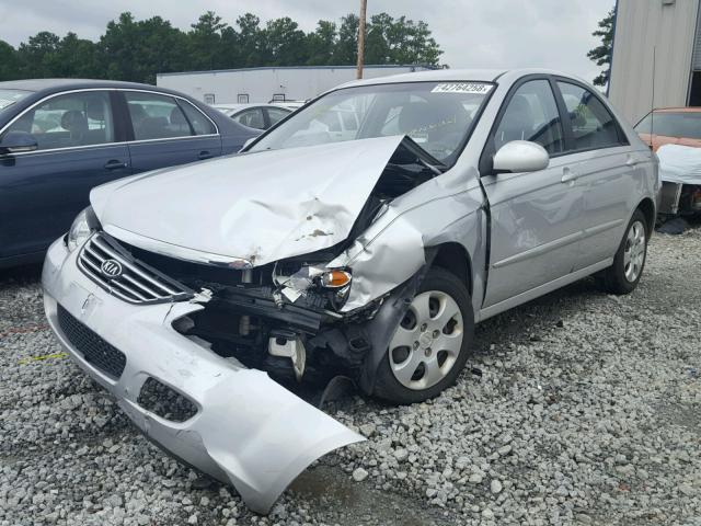 KNAFE121785521137 - 2008 KIA SPECTRA EX SILVER photo 2