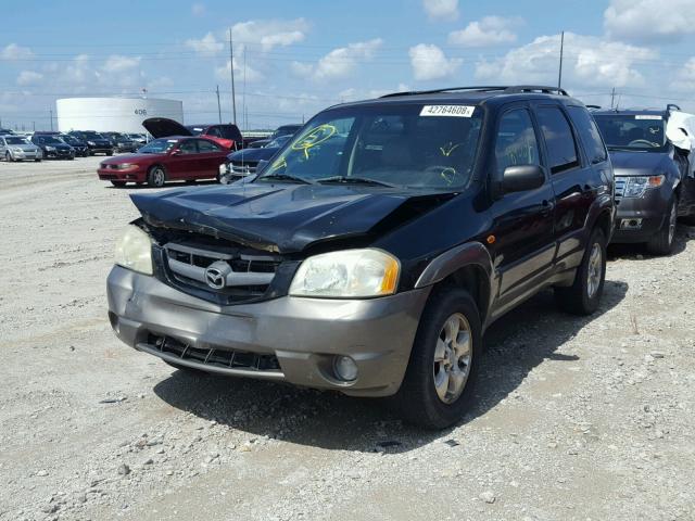 4F2CZ06163KM27694 - 2003 MAZDA TRIBUTE ES BLACK photo 2