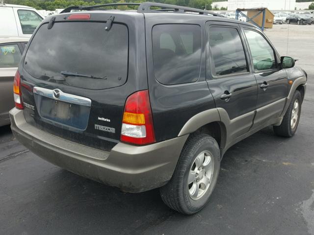 4F2CZ06163KM27694 - 2003 MAZDA TRIBUTE ES BLACK photo 4