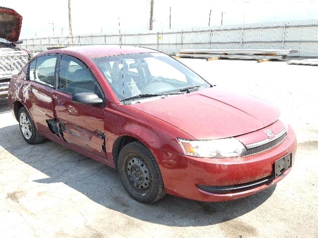 1G8AJ52F54Z140735 - 2004 SATURN ION LEVEL RED photo 1
