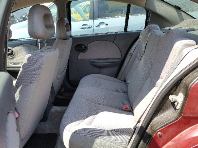 1G8AJ52F54Z140735 - 2004 SATURN ION LEVEL RED photo 6