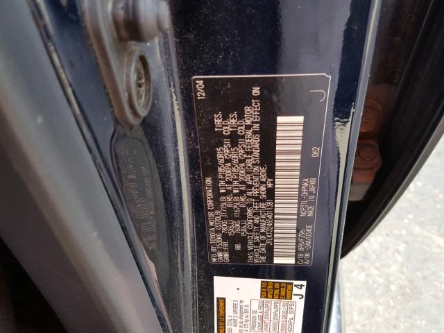 JTLKT324654011381 - 2005 TOYOTA SCION XB Qara foto 10