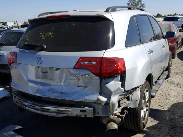 2HNYD28487H507206 - 2007 ACURA MDX TECHNO SILVER photo 4