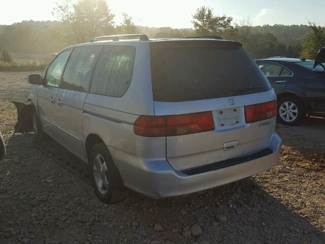 2HKRL18601H593277 - 2001 HONDA ODYSSEY EX GRAY photo 3