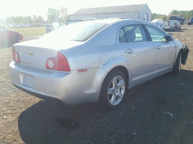 1G1ZA5E10BF165400 - 2011 CHEVROLET MALIBU LS SILVER photo 4