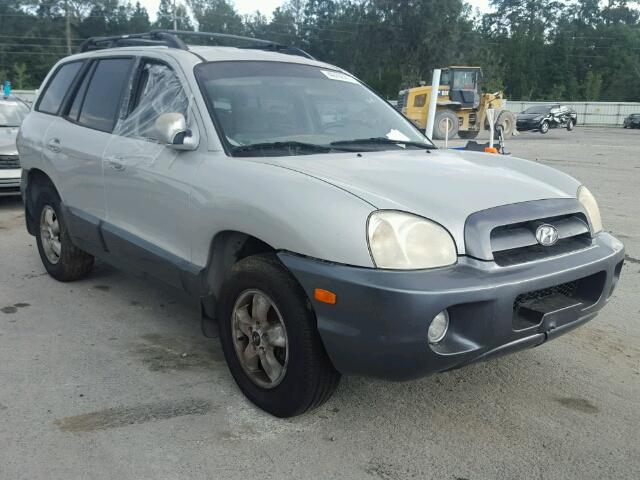 KM8SC13D36U080394 - 2006 HYUNDAI SANTA FE SILVER photo 1