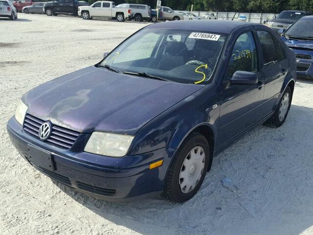 3VWRK69MX2M024622 - 2002 VOLKSWAGEN JETTA GL BLUE photo 2