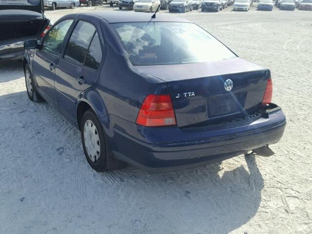 3VWRK69MX2M024622 - 2002 VOLKSWAGEN JETTA GL BLUE photo 3