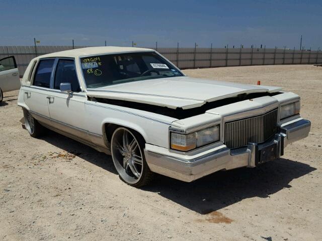 1G6DW5475MR715039 - 1991 CADILLAC BROUGHAM WHITE photo 1